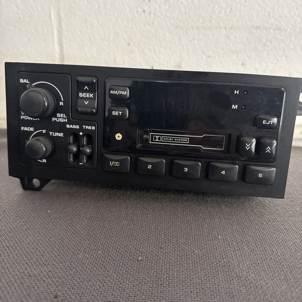 Chrysler Corporation Radio Part No. P04704354 Am/FM Cassette Parts Only Untested
